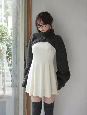 Zoey velour set dress black