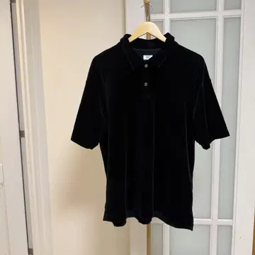 RHC 블랙 피케 셔츠 반팔