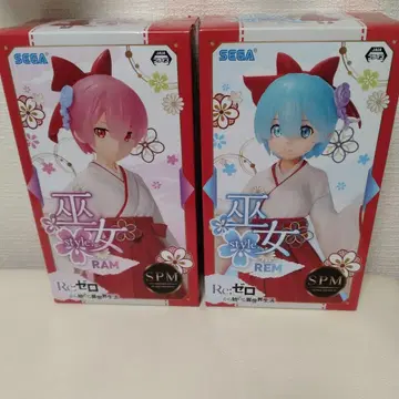 SEGA Re: 제로 SPM 무녀 피규어 2체 세트 RAM REM