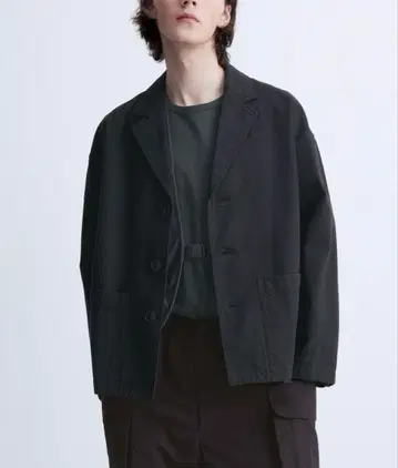 유니클로 U 여성용 박시 테일러드 자켓