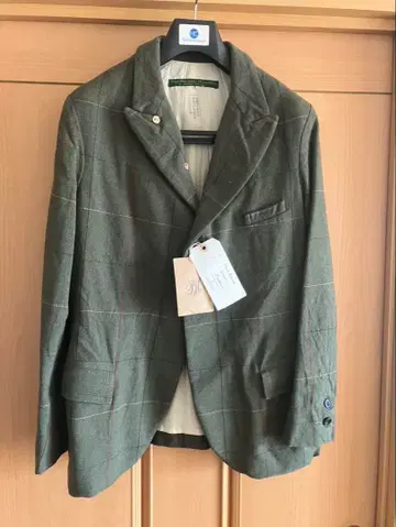 [ 가격 변경 ] Paul Harnden 폴 하덴 고배색 체크 블레이저