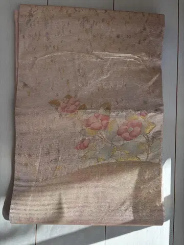 여름 오비 금실 핑크 모란 나고야 재단 오비