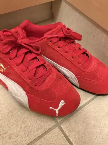PUMA 레드 스니커즈 스피드캣