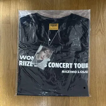 RIIZE 원빈 서울콘 T셔츠 미개봉 블랙 RIIZINGLOUD
