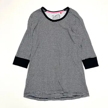 빔즈하트 써멀 롱 티셔츠 보더 7부 소매 베이직