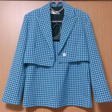 ZARA 체크 무늬 셋업 자켓+스커트 XS S M 사이즈