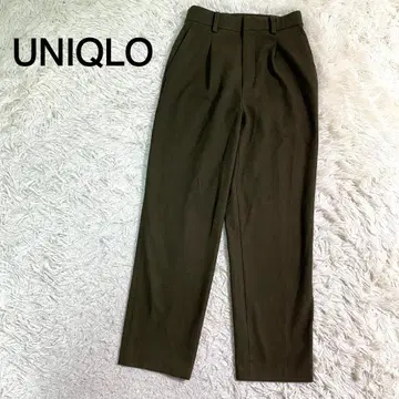 UNIQLO 카키 컬러 히트텍 팬츠