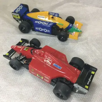 AFX HO 스케일 슬롯 레이싱카 페라리 & 베네통 F-1