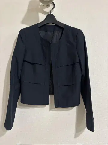 노카라 자켓 네이비