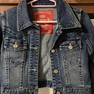 CECIL McBEE 데님 자켓 M 사이즈 소매 탈부착 가능