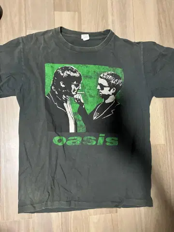 oasis 그래픽 T셔츠 다크 그레이