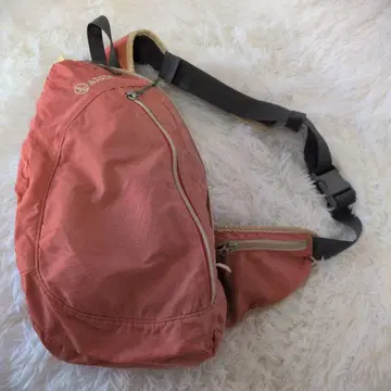 AIGLE 오렌지 슬링백 y2k