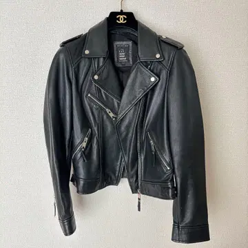 ZARA 가죽 라이더 자켓 S 양가죽 자라 천연 가죽 자켓