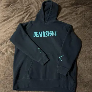 DEATHSIGHT 후드티 블랙 블랙 속기모