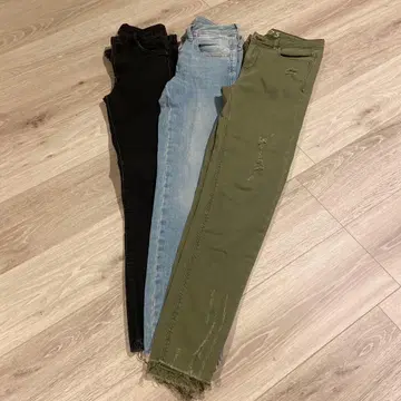 ZARA 스키니 데님 3개 SET A