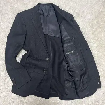 SOVEREIGN 캐시미어 린넨 실크 테일러드 자켓 블랙 42