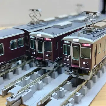 [ 가공품 ] GREENMAX 한큐 7000계 7017F 리뉴얼 차량