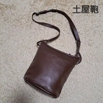 츠치야 가방 숄더백 브라운 가죽