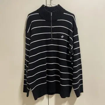 BEVERLY HILLS POLO CLUB 하프 지퍼 니트