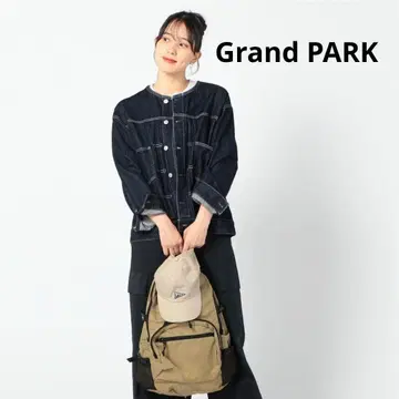 택 포함 새상품 Grand PARK 그랜드파크 노카라 데님 자켓