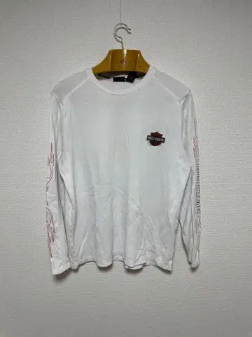 할리데이비슨 프레임 로고 써멀 와플 롱T 긴팔 티셔츠