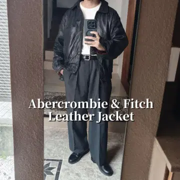 Abercrombie&Fitch 가죽 자켓 가죽 자켓 아바클로