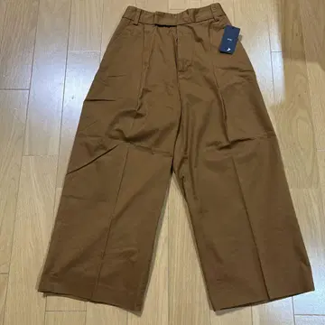 DOORS 브라운 와이드 팬츠