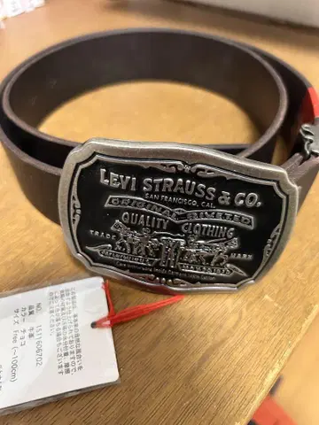 Levi Strauss & Co. 초코색 벨트 프리 사이즈