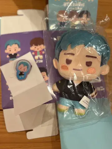 BTS 시마무라 Island 인더섬 마스코트 참 브로치