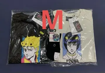 죠죠 워크맨 T셔츠 부챠라티 죠르노 M 양말 황금의 바람
