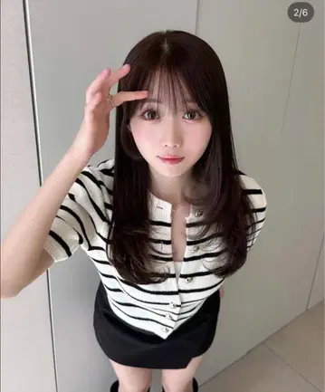 [ 오타니 에미리 착용 ] H&M 반팔 가디건 S