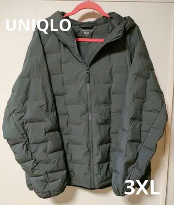 유니클로 퍼프테크 웜 패디드 후드티 남성용 3XL