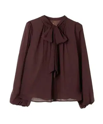 Herlipto Two-Way Bow-Tie Chiffon Blouse