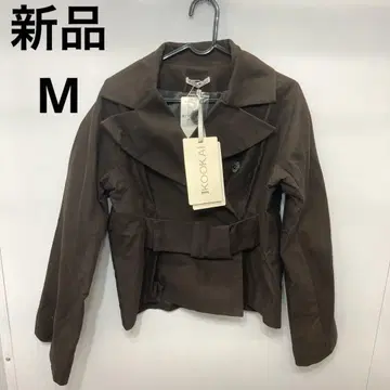 [ 정가 33,600엔 ] KOOKAI 브라운 테일러드 자켓 벨트 포함