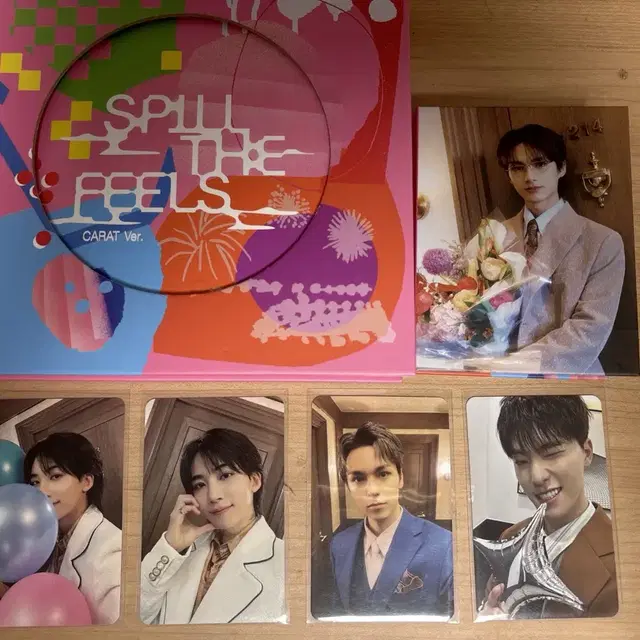 세븐틴 spill the feels 캐럿반 개봉 앨범