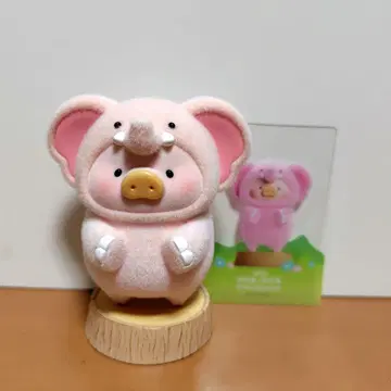 lulu Animal Party 코끼리 핑크 레어 돼지 the piggy