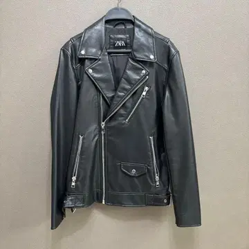 ZARA 블랙 더블 라이더 자켓 S