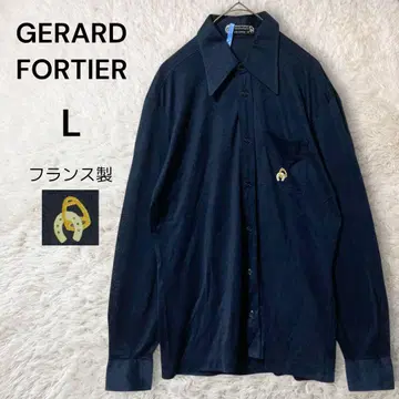 GERARD FORTIER 프랑스제 긴팔 빈티지 셔츠 극얇은 소재 L