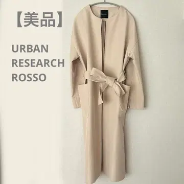 URBAN RESEARCH ROSSO 노카라 코트 세련된 고급