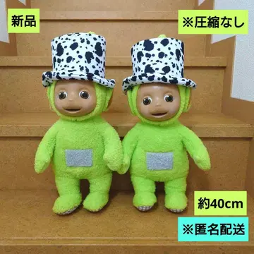 새상품 텔레토비즈 BIG 봉제 인형 딥시와 좋아하는 모자 2개