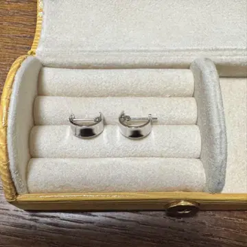 K14WG 후프 귀걸이