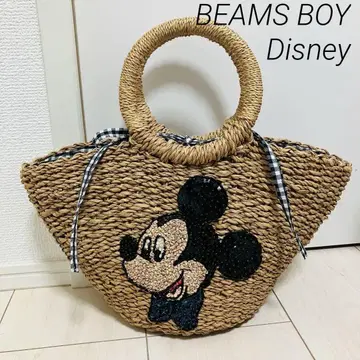 [희소] [새상품급] BEAMS BOY Disney 한정판 미키 바스켓백