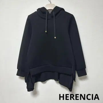 새상품급 HERENCIA 헤렌시아 헤어 상의 종이상자 후드티 일본제