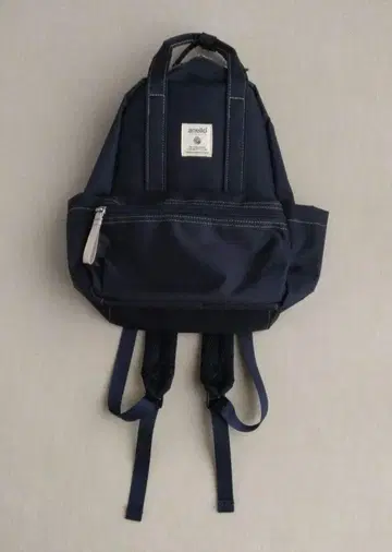 anello 발수 가공 미니 백팩 네이비