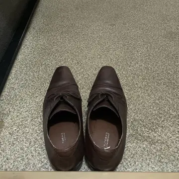 다크 브라운 가죽 드레스 슈즈
