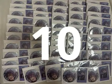 니지산지 나가오 케이 생일 굿즈 금박 캔뱃지 & 폴라로이드 세트 10개