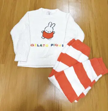 젤라또피케 베비모코 자카드 풀오버 & 롱 팬츠 세트 미피