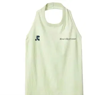 Rest & Recreation 탱크탑 옅은 노란색