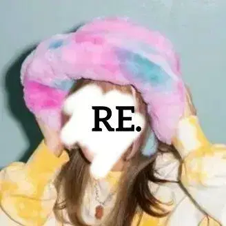 RE. 코튼 캔디 BIG 햇 미사용 새상품 나카 리이사