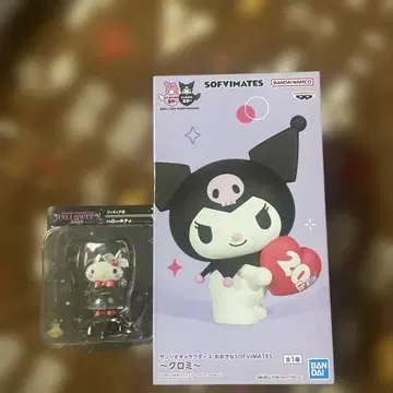 happy 복권 산리오 헬로키티 쿠로미 프라이스 피규어